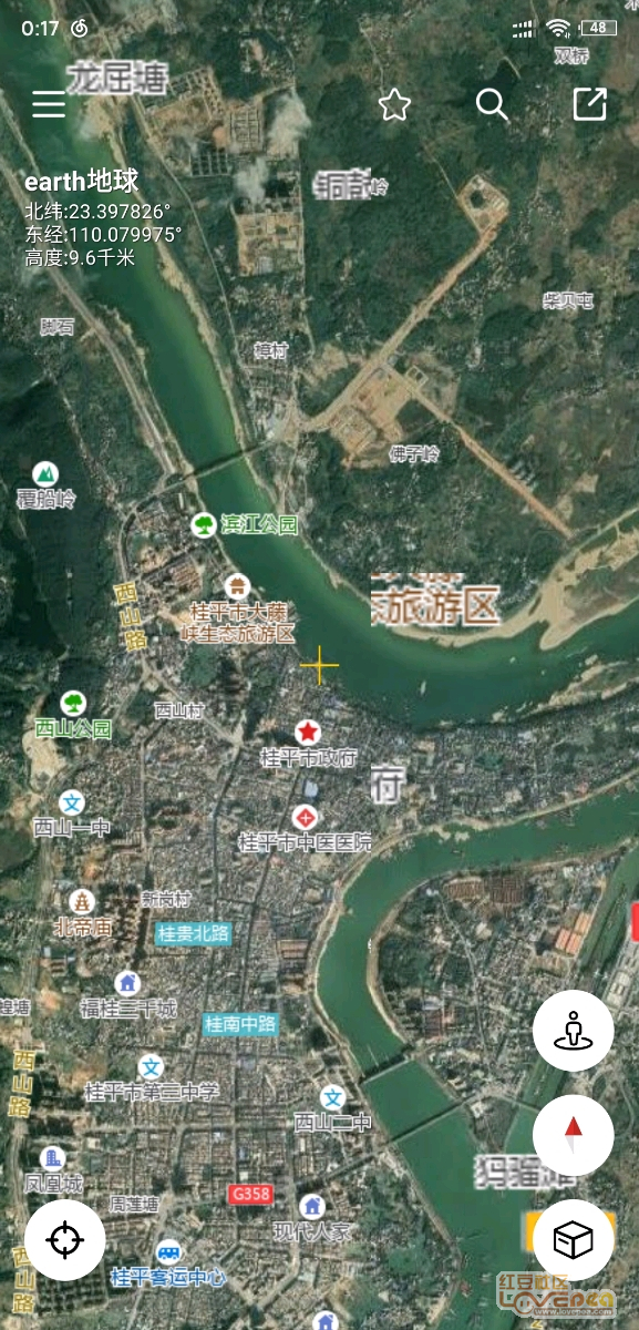 最新桂平衛星地圖，開(kāi)啟一段溫馨有趣的探索之旅