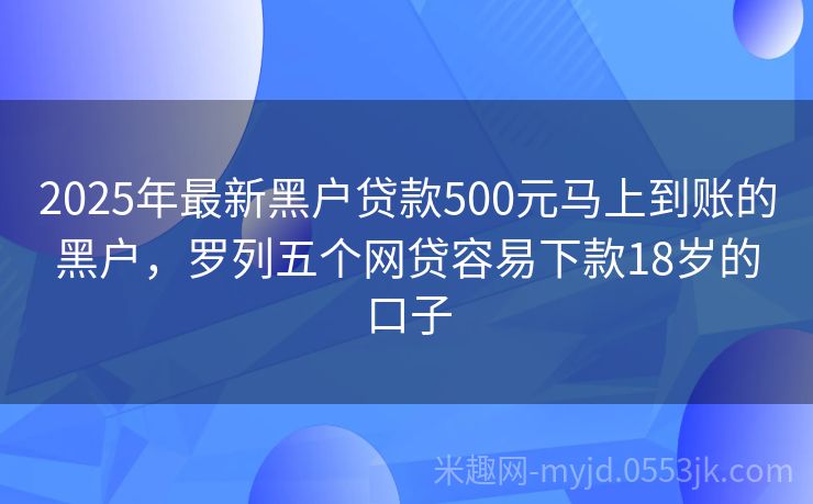 2025年黑戶(hù)最新口子申請指南，初學(xué)者與進(jìn)階用戶(hù)通用步驟