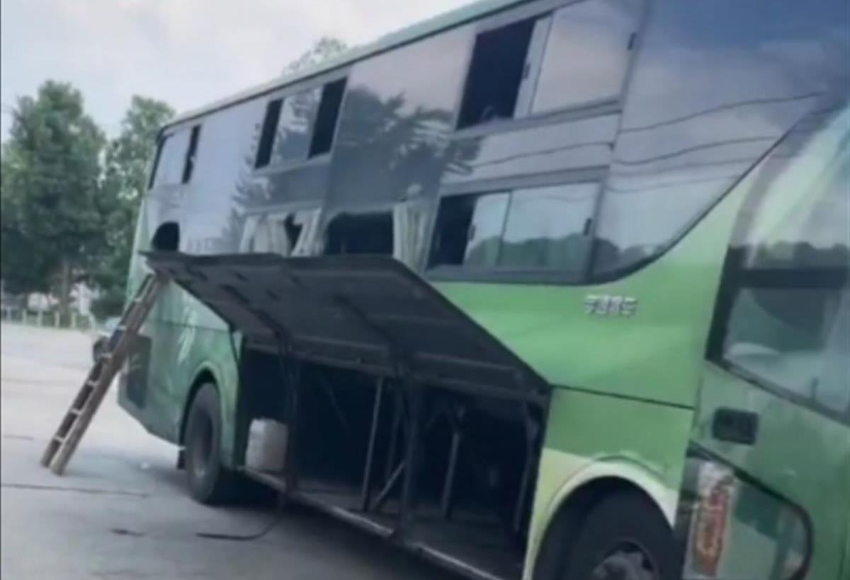 大巴車(chē)最新視頻，自然之旅的心靈探索，重拾寧靜的旅程